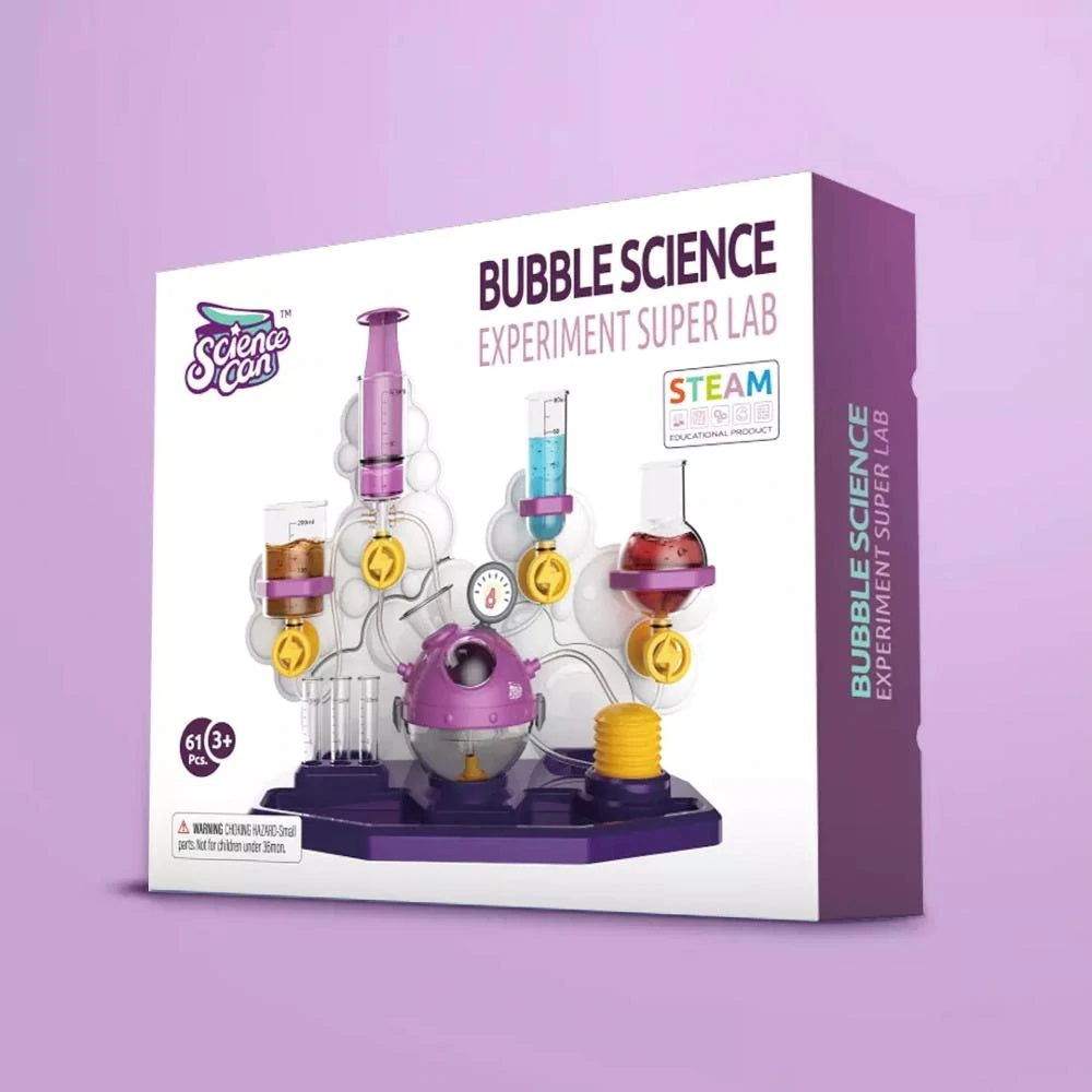 Science Can Bubble Science Experiment Set, Educational Equipment Chemistry Laboratory