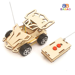[Robotic Stem] Wireless remote control 4WD vehicle, Car Model Kits, Science Experiment Kit Robotic Stem Project